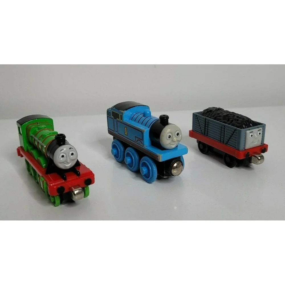 3 Thomas Tank and Friends Trains Lot Metal Wood Henry Talking Troublesome Truck